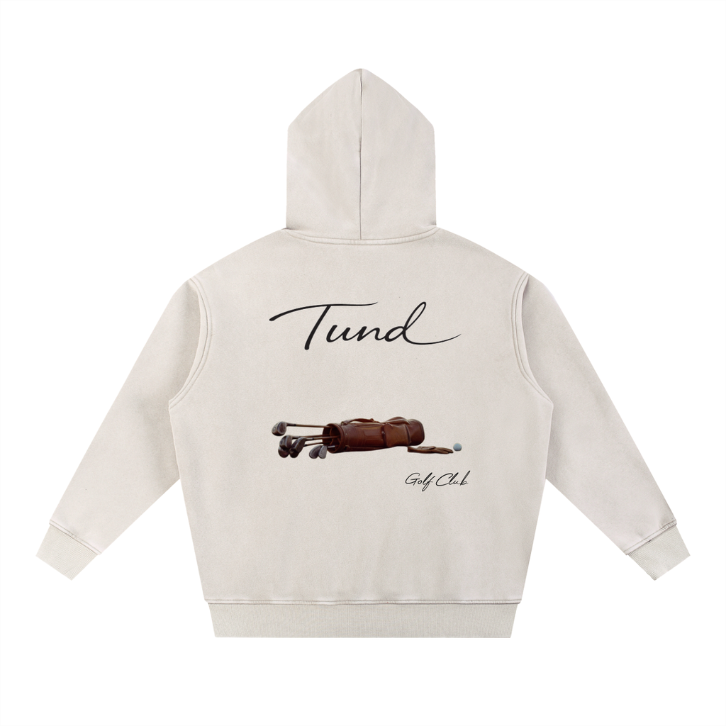 Snow Wash Fleece Oversize Hoodie